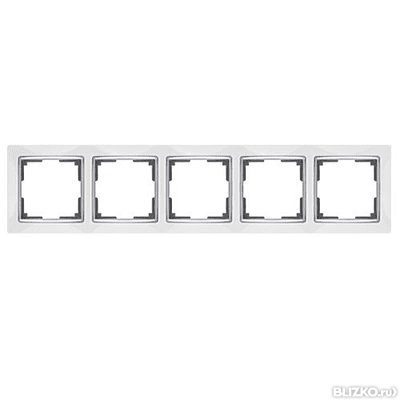 Werkel  Snabb Basic Белый Рамка 5-местная WL03-Frame-05 a036629
