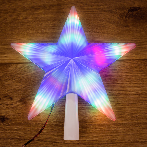 Фигура светодиодная "Звезда" на елку цвет: RGB, 31 LED, 22 см NEON-NIGHT 501-001