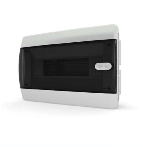 Бокс ЩРВ-П 12 IP41 прозрачная черная дверца CVK40-12-1 Tekfor