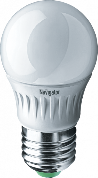 Светодиодная лампа Navigator G45 5Вт 230В 6500K E27