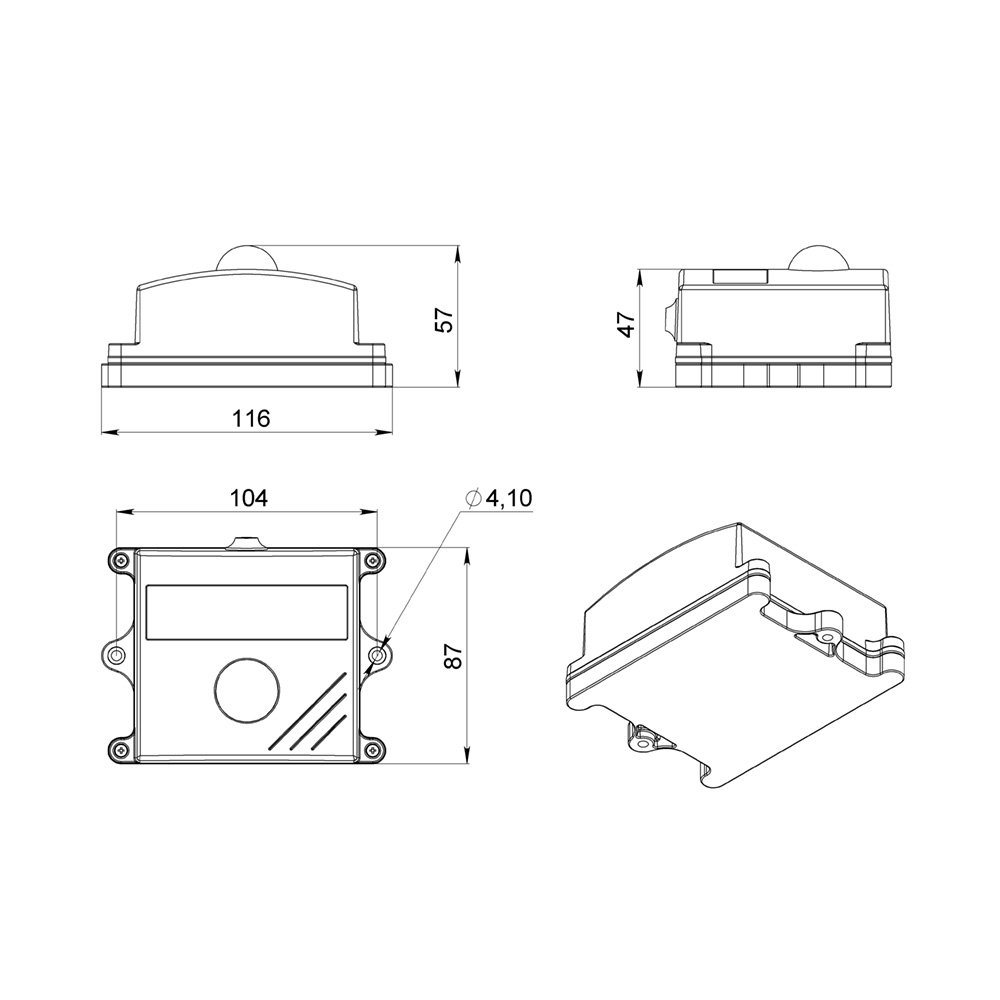 Габаритный чертёж