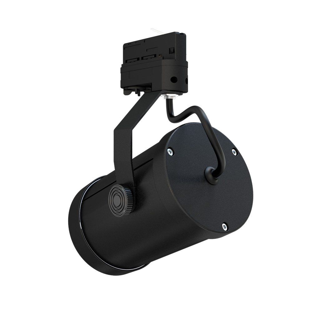 Акцент Трек 8 CRI80 5000К 25° RAL9005 Муар