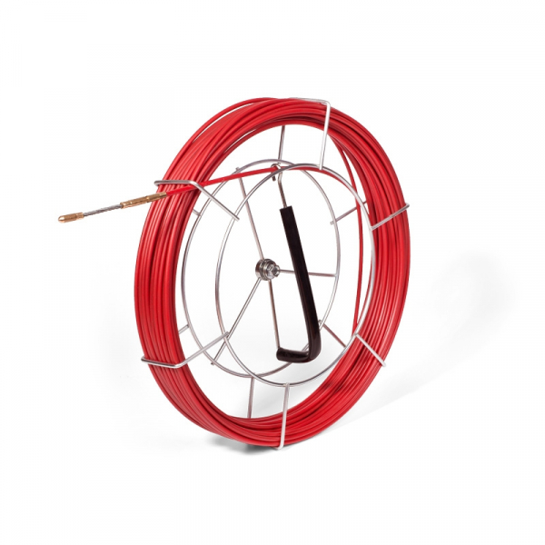 Протяжка-стеклопруток со сменными наконечниками на металлической катушке FGP-4.5/50MK Fortisflex