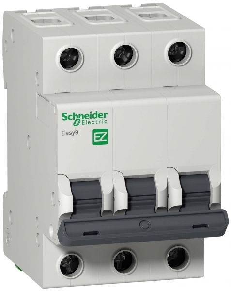 Выключатель автоматический  3П  10А  характеристика B  4,5кА  Schneider Electric Easy9 EZ9F14310