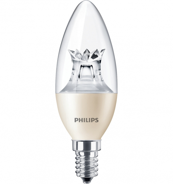 Светодиодная лампа PHILIPS С37 6-40Вт 2700К 220В E14