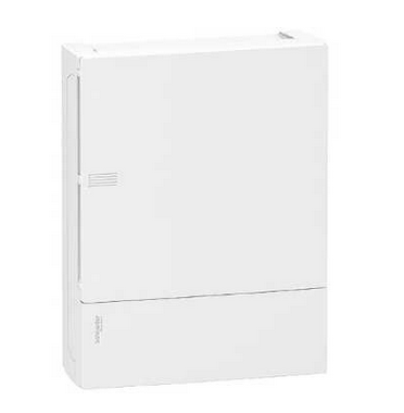 Бокс RESI9 MP (MINI PRAGMA)  Schneider Electric Plast_ENCL MIP12212  2 ряда/ 24 модуля навесной белая дверь / 13912 /