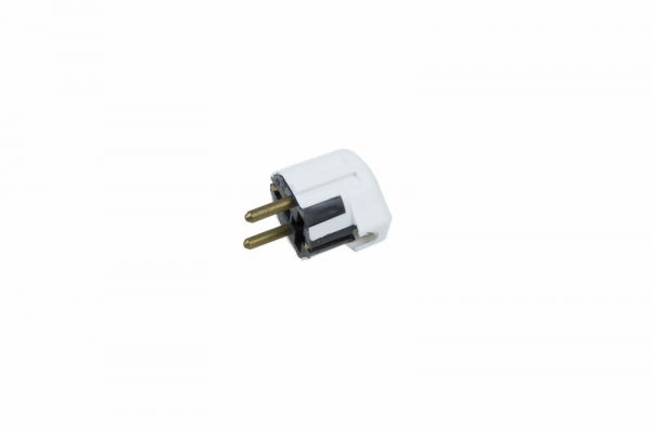 Вилка Евро  угловая с з/к 16А Rexant 11-8503