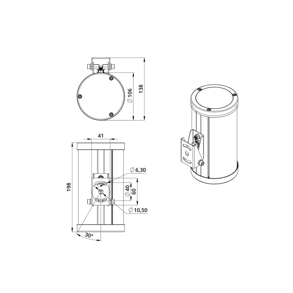 Акцент 30 CRI80 3000К 25°
