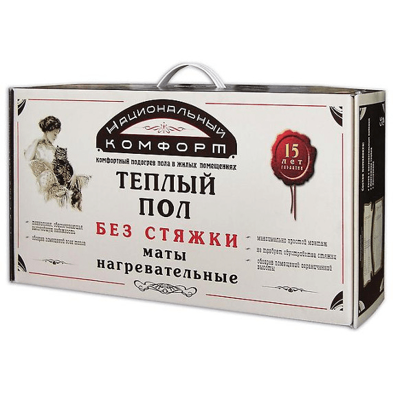 Теплолюкс Комплект теплых полов Национальный комфорт тНК-345-2,30 без регулятора (одножильный мат, 2,3 кв.м, 345 Вт)