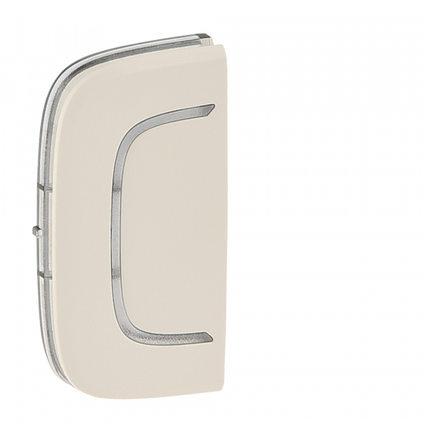 Legrand 755333 Valena ALLURE MyHome.Лицевая панель для механизмов BUS/SCS.Без маркировки.1 модуль.Установка слева или справа.Слоновая кость