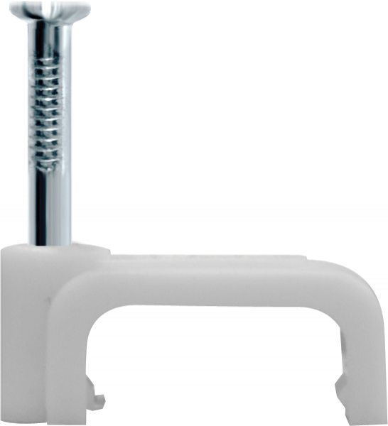 Скоба крепежная для кабеля Navigator  NCS-06-50  плоская, d6 (50шт в упаковке))(1шт=1 упаковке) 71 081