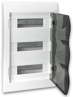 Бокс RESI9 MP (MINI PRAGMA)  Schneider Electric Plast_ENCL MIP12312S 3ряда/36модулей навесной прозрачная дверь