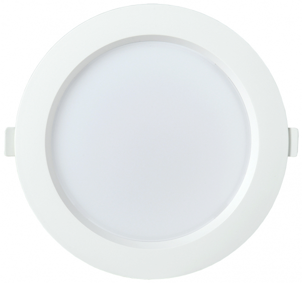Светодиодный светильник IEK LED ДВО 1704 белый круг 24Вт 6500K IP40