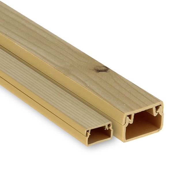 Кабель-канал EKF-Plast дерево  25*25 (32м) (кратно 2)