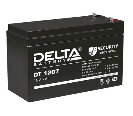 Аккумулятор DELTA DT 1207 (кратно 1)