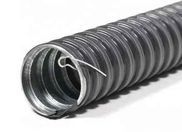 Металлорукав в ПВХ изоляции РЗ-ЦПнг-12 (50 м) с протяжкой Гофроматик (ЗЭТАРУС) (кратно 50)