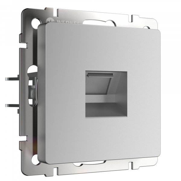 Werkel Серебряный Розетка Механизм телефонная RJ-11 WL06-RJ-11