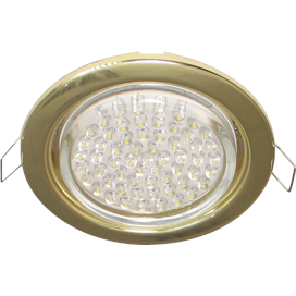 Светильник светодиодный Ecola GX53 H4 Downlight without reflector_gold (светильник) 38x106 - 2pack /FG53P2ECB/ 1уп.=2шт