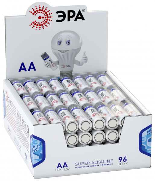 Элемент питания ЭРА LR6-4S promo-box (кратно 96)