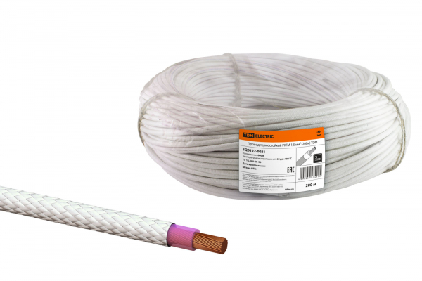 Провод термостойкий РКГМ 1,5 мм2 (200м) TDM
