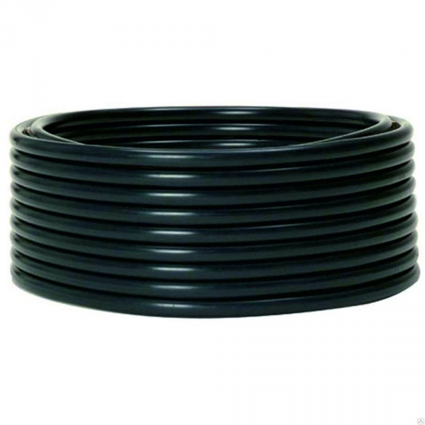 Труба гладкая жесткая ПНД черная d63мм (100м) EKF PROxima (кратно 100)