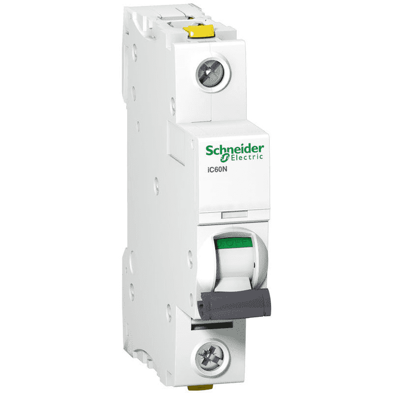 Автоматический выключатель Schneider Electric 1P 6А характеристика C 6кА Acti9 iC60N A9F79106 (аналог Multi9 24399) (кратно 1)
