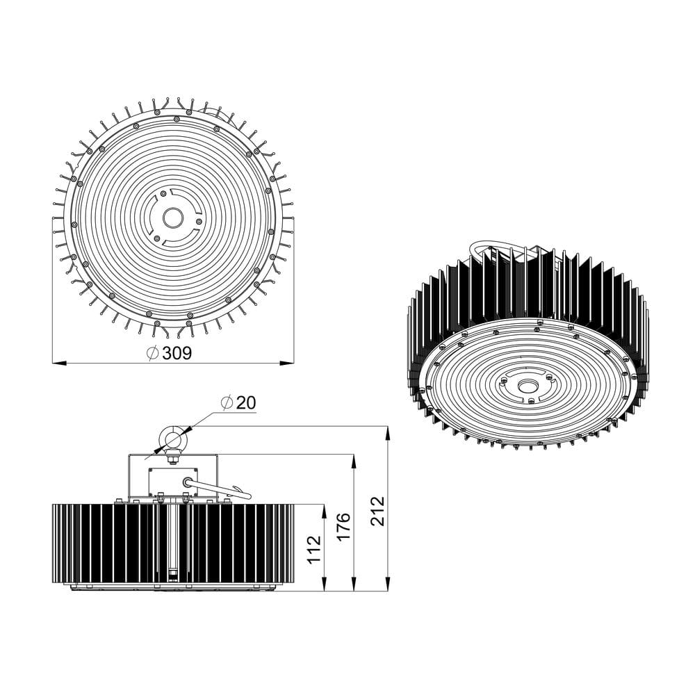 Профи v3.0 МЛ 200 CRI70 3000К 60°