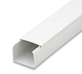 Короб кабельный 60х40мм 2,0м (Белый) перфорация нижней стенки Синтэк (кратно 2)