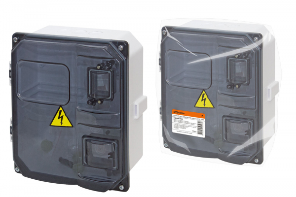 Бокс ЩУРН-П-1ф-5 (298х258х113) пластик IP55 TDM