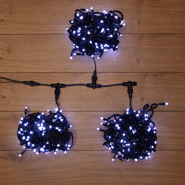 Гирлянда "LED ClipLight" 24V, 3 нити по 20 метров, БЕЛЫЙ NEON-NIGHT 323-305