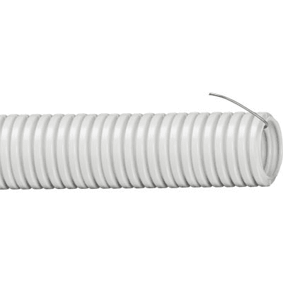 Труба ПВХ гофрированная с протяжкой 16мм IEK 100м. (кратно 100)