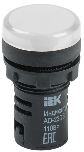 Лампа AD-22DS(LED)матрица d22мм белый 110В AC/DC  ИЭК