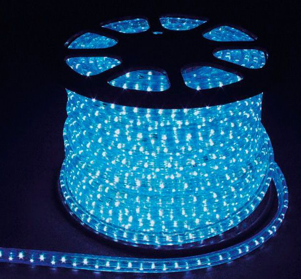 Feron LED-R2W 2-х жильный , синий 1,44Вт/м 36LED/м 100м 220V Дюралайт светодиодный (кратно 100)