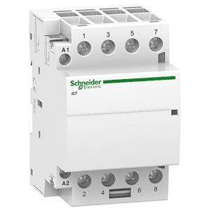 Schneider Electric  Контактор модульный iCT100A 4НО 220/240В АС A9C20884 (аналог Multi9 15978)