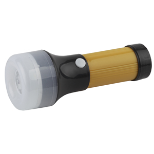 Фонарь светодиодный ТРОФИ TB10S 10SMD + 1LED, 2 в1 пластик, 3xAA, полиб