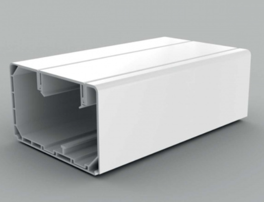Кабель-канал  белый  95х55  с крышкой парапетный PK 90X55 D (HD) (кратно 2)