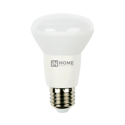 Лампа светодиодная LED-R63-VC 9Вт 230В  Е27 3000К 720Лм IN HOME