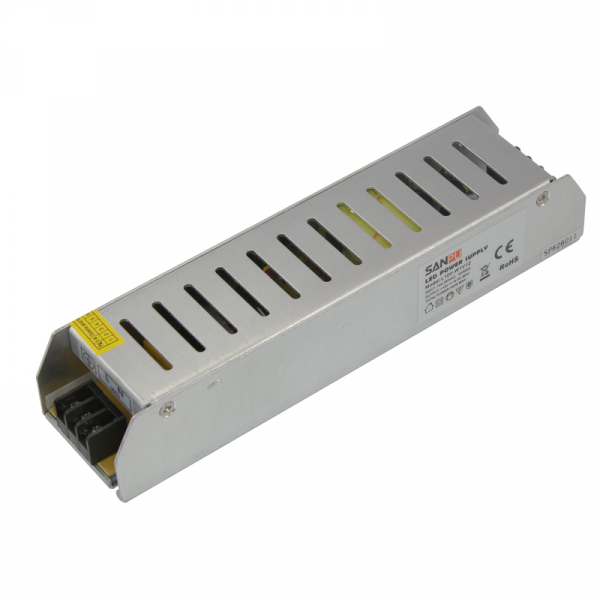 Источник питания  компактный 12V, 120W с разъемами под винт, без влагозащиты (IP23) 200-120-4