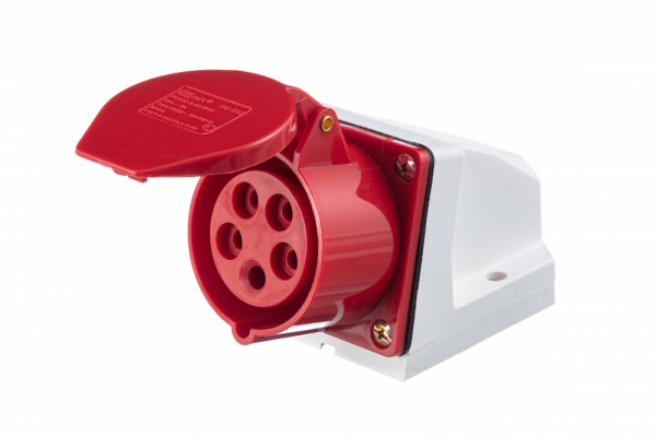Розетка стационарная 115 3Р+РЕ+N 16А 380В IP44 РС-102 DEKraft 26030DEK