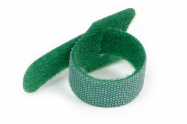 Hyperline WAS-290-GREEN Хомут для кабеля, липучка с мягкой застежкой, 290x14 мм, зеленый