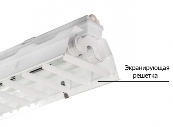 Барокко 20 1000мм CRI80 3000К Матовое закаленное стекло