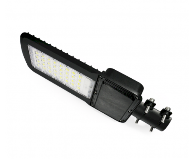 Светильник Gauss ДКУ 50Вт 6000lm 5000K 120-260V IP65 370*145*45мм черный КСС "Ш" LED Qplus