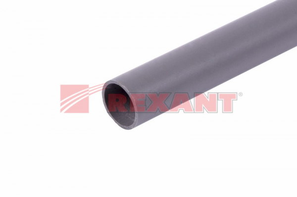 Труба ПВХ 16мм жесткая гладкая легкая серая Rexant (150 м/уп) 28-0160 (кратно 3)
