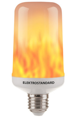 Светодиодная лампа Elektrostandard 5Вт E27 имитация пламени 3 режима