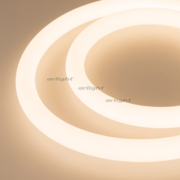 Герметичная лента MOONLIGHT-5000S-ROUND-2835-336-24V Warm (25х25mm, 14.4W, IP65) (ARL, 14.4 Вт/м, IP65)