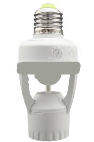 Датчик движения Jazzway PMS-IR 045 60Вт Е27 360град 6м  IP20 WH белый