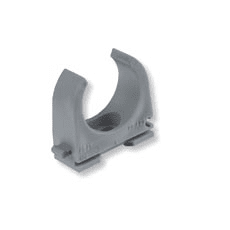 Держатель-клипса универсальная 40мм.  серая РосДюбель (кратно 100)