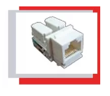 Механизм розетки компьютерной RJ-45, кат.5е, UTP модуль (8 контакта) LK45