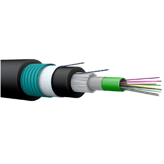 032467 Кабель оптоволоконный OS2 - одномодовый - внутренний/наружный - в броне из стальной гофрированной ленты - огнестойкий - 4 волокна - LSZH Legrand