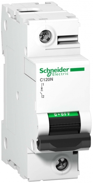 Автоматический выключатель Schneider Electric 1P 63А хар-ка C 10кА Acti9 C120N